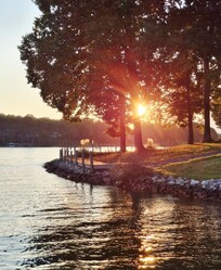 Sunset from the dock.