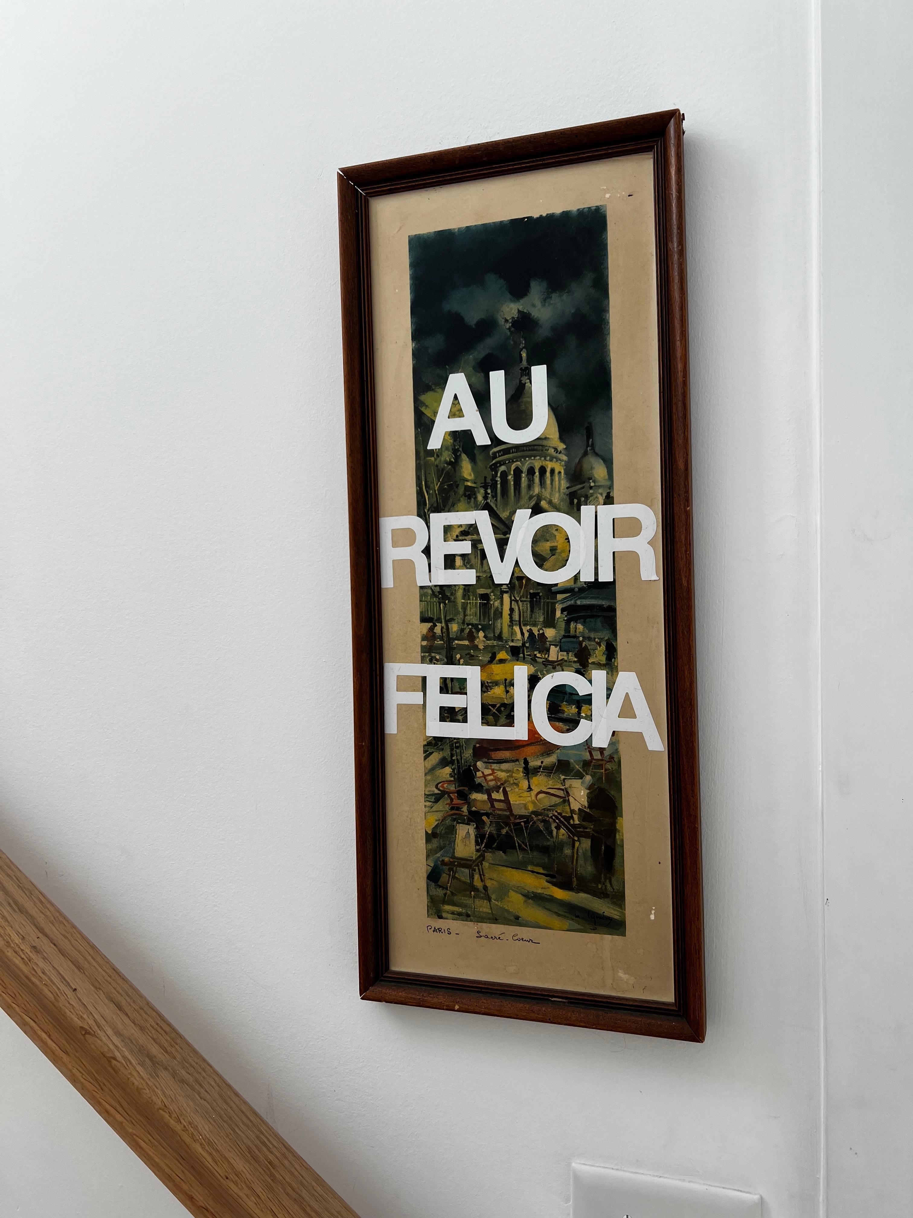 The cutest and funniest painting as you walk inside!