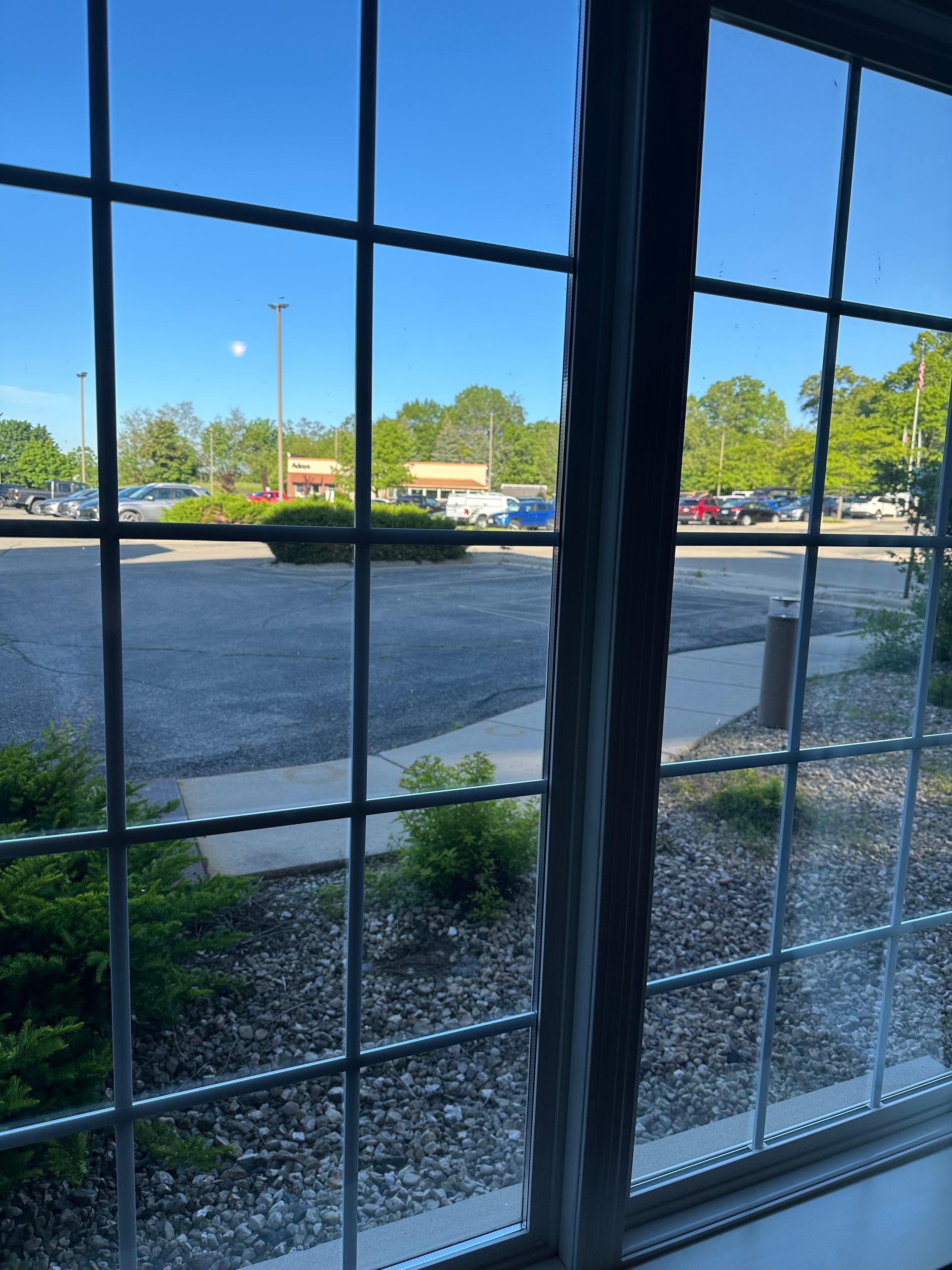 Sidewalk parking lot