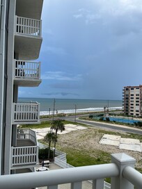 Ocean view from balcony