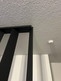 Broken from wall