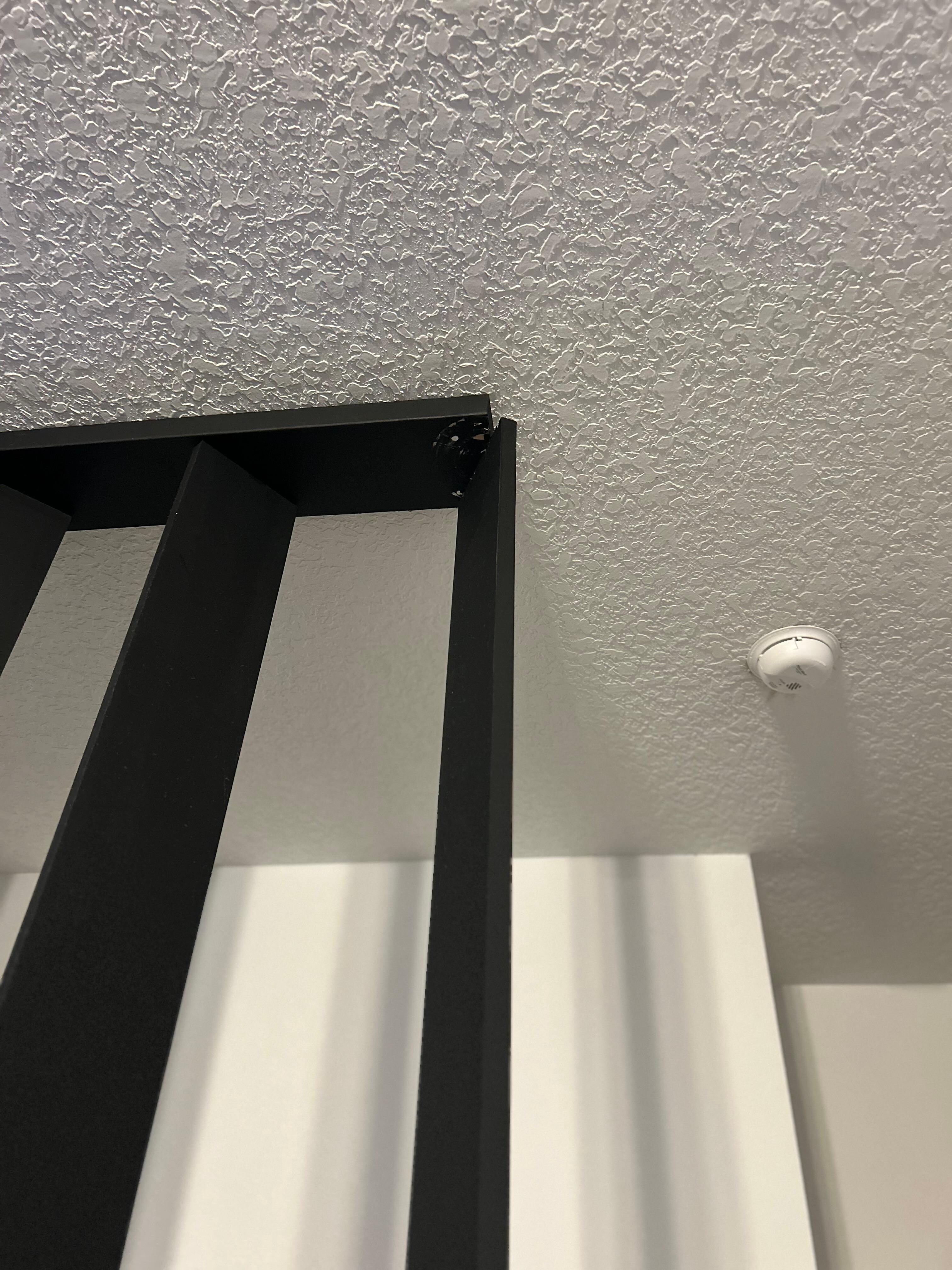 Broken from wall