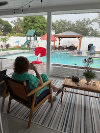 Quiet mornings with coffee.