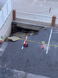 View from our oceanfront balcony room