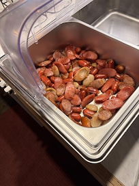 Frukosten smakade hemsk och utbudet var dåligt.
