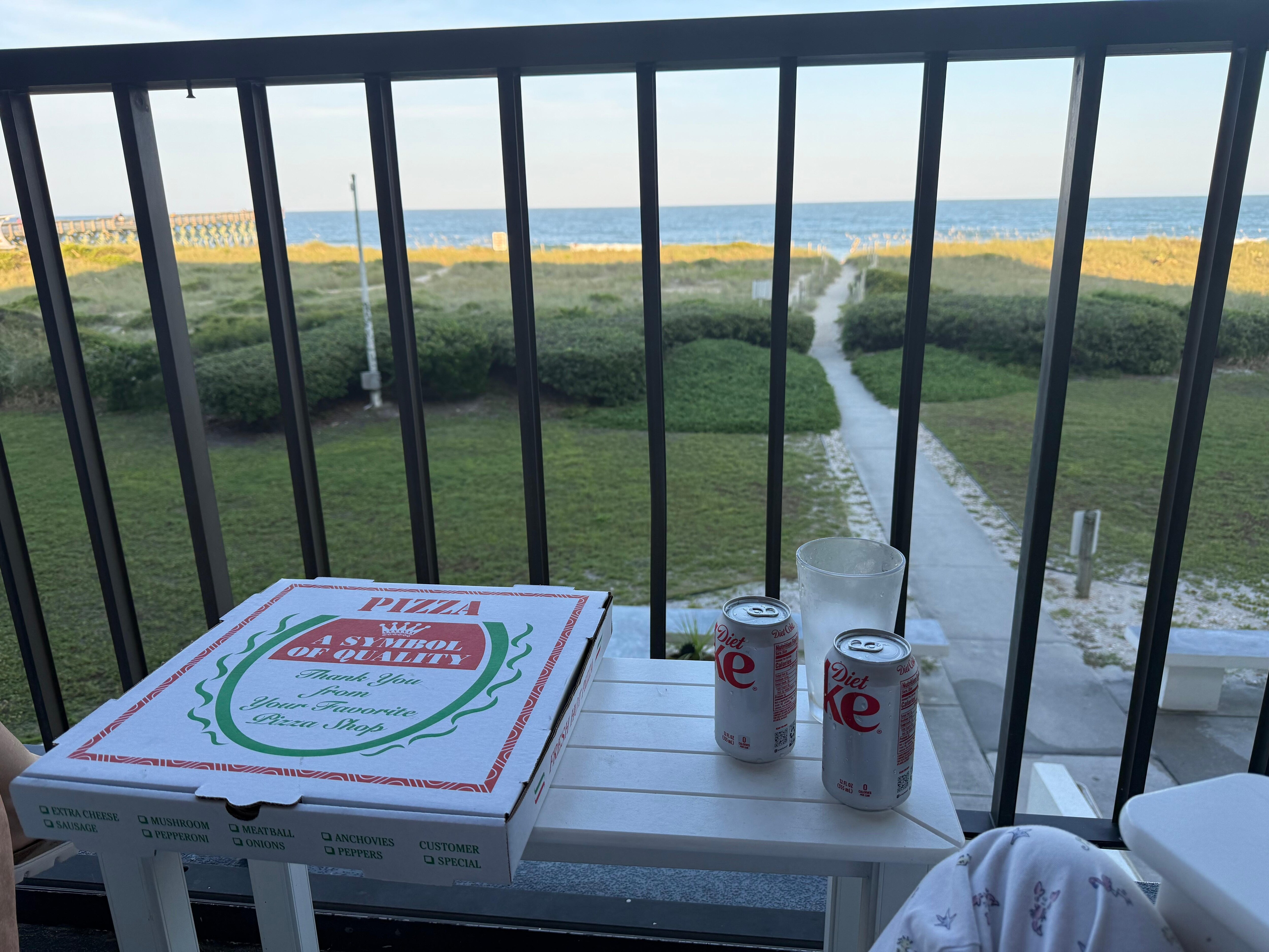 2nd floor balcony view