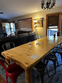 Large dining table