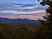 Sunset from the deck