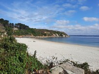 Plage de Correjou, devant le logement