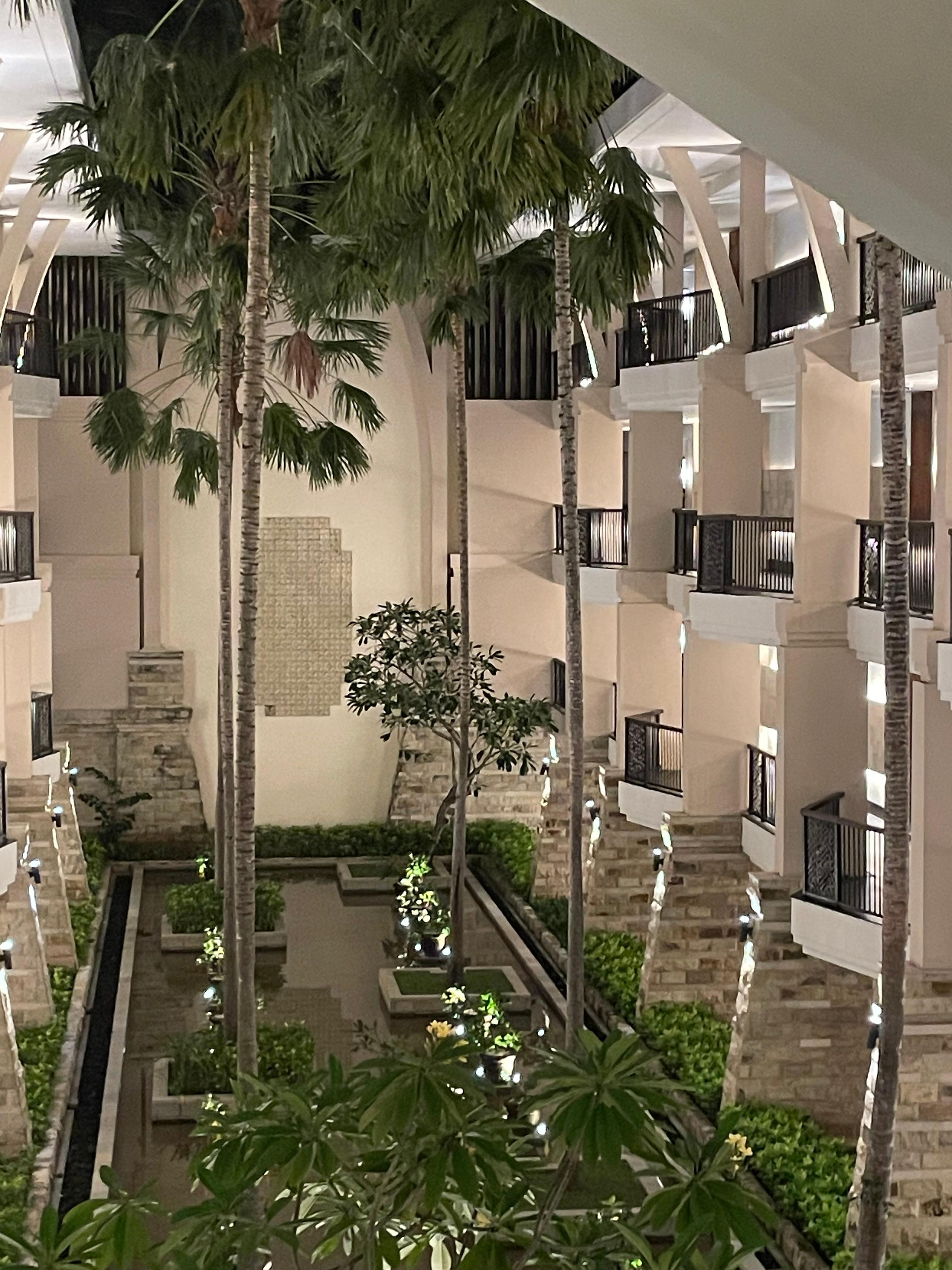 Front lobby at night