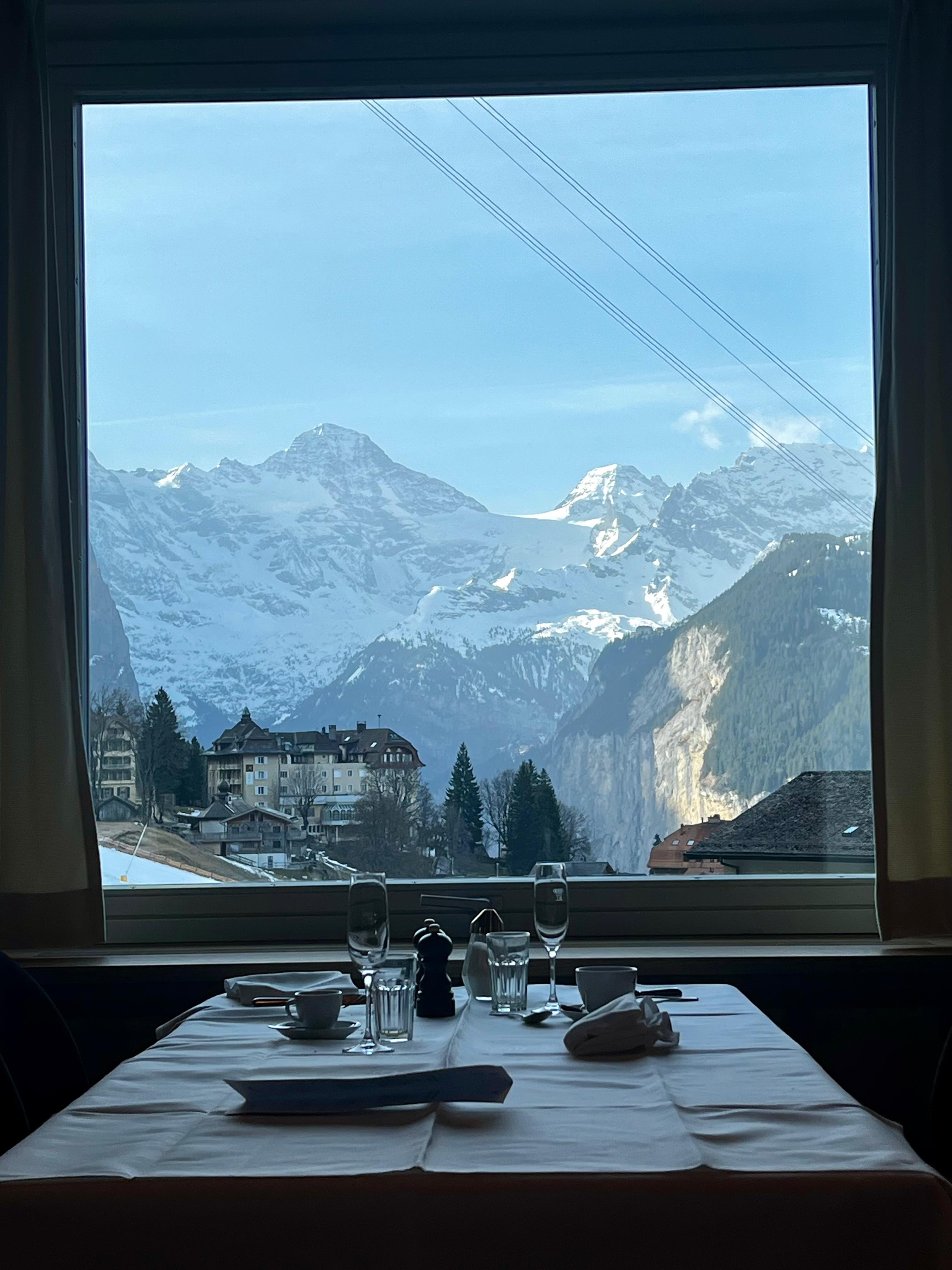 View from restaurant window
