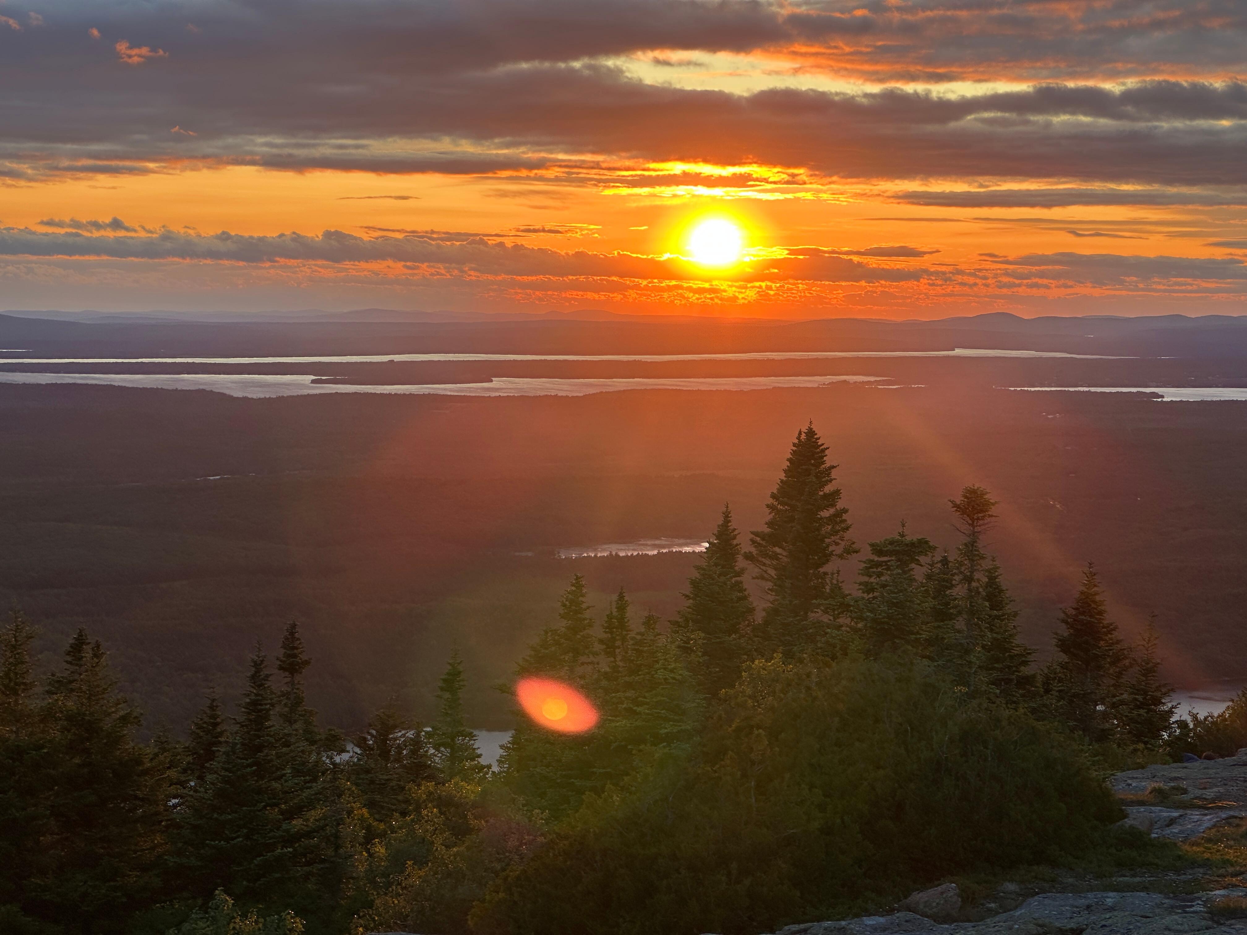 Sunset from Cadillac Mountain