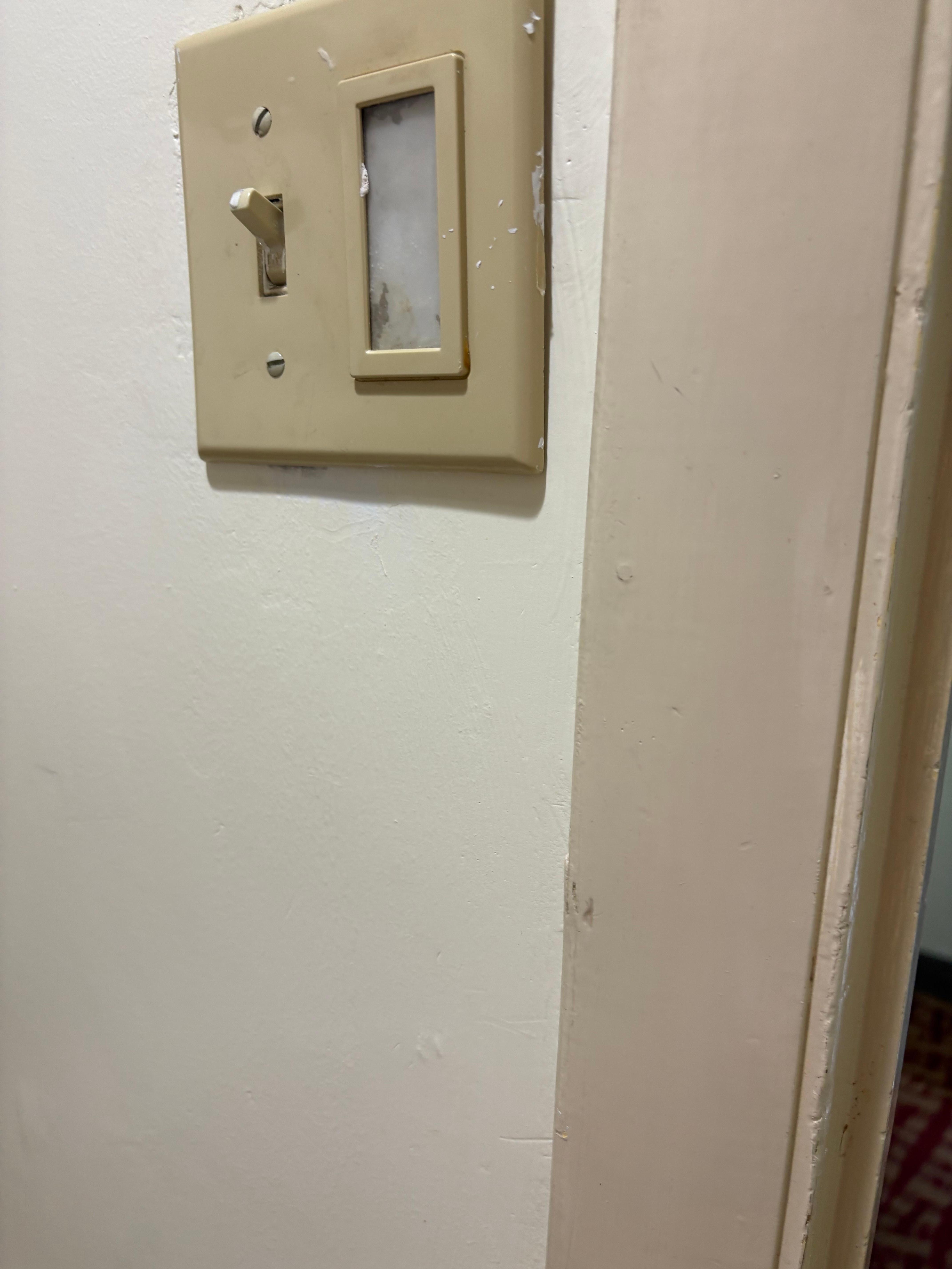 My husband put this back up when we found it on the floor