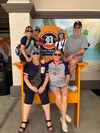 Detroit Tigers spring training game in Lakeland