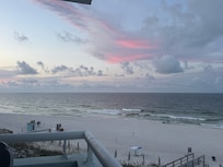 Sunrise from the balcony.