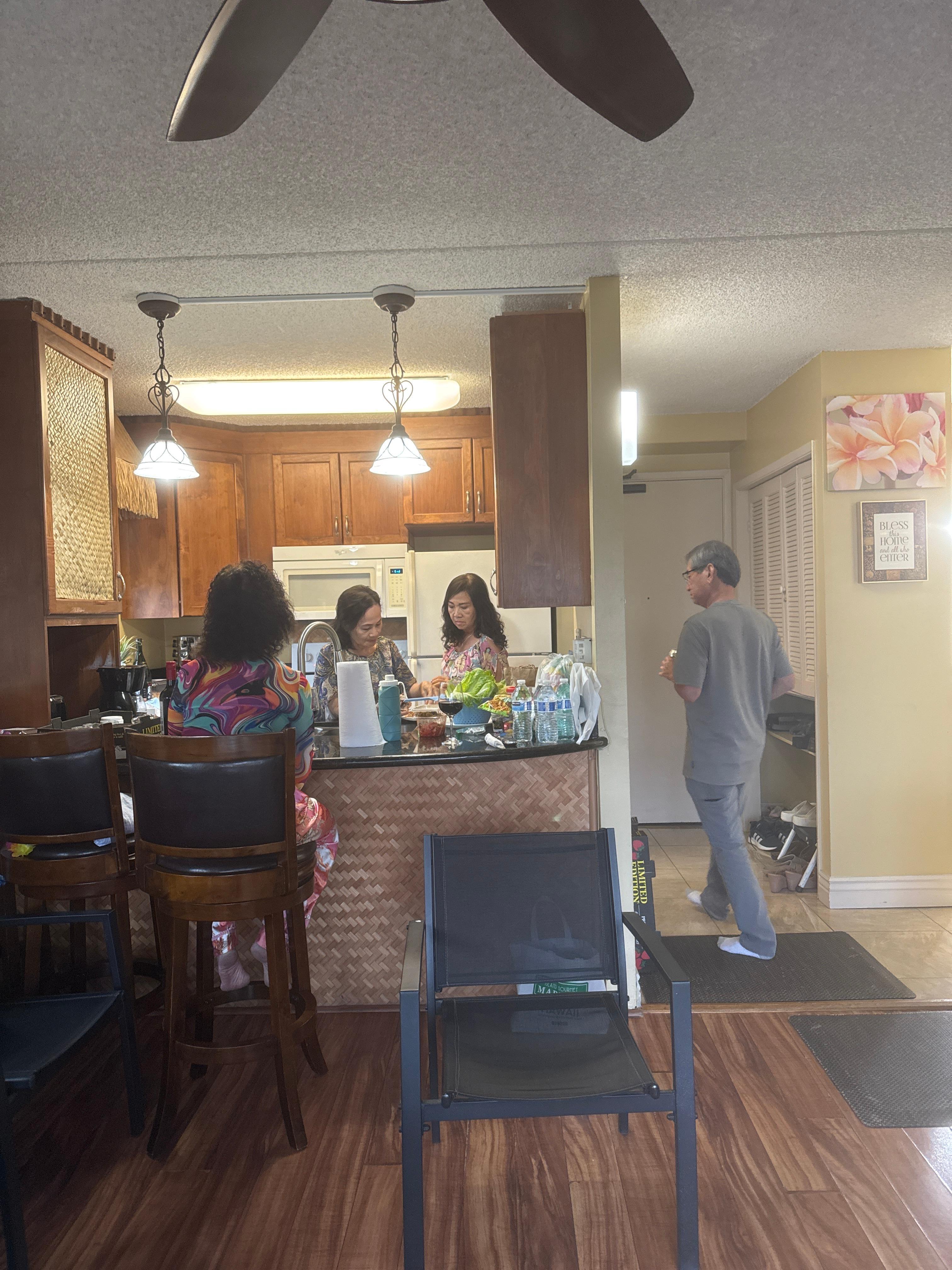 Making snacks 