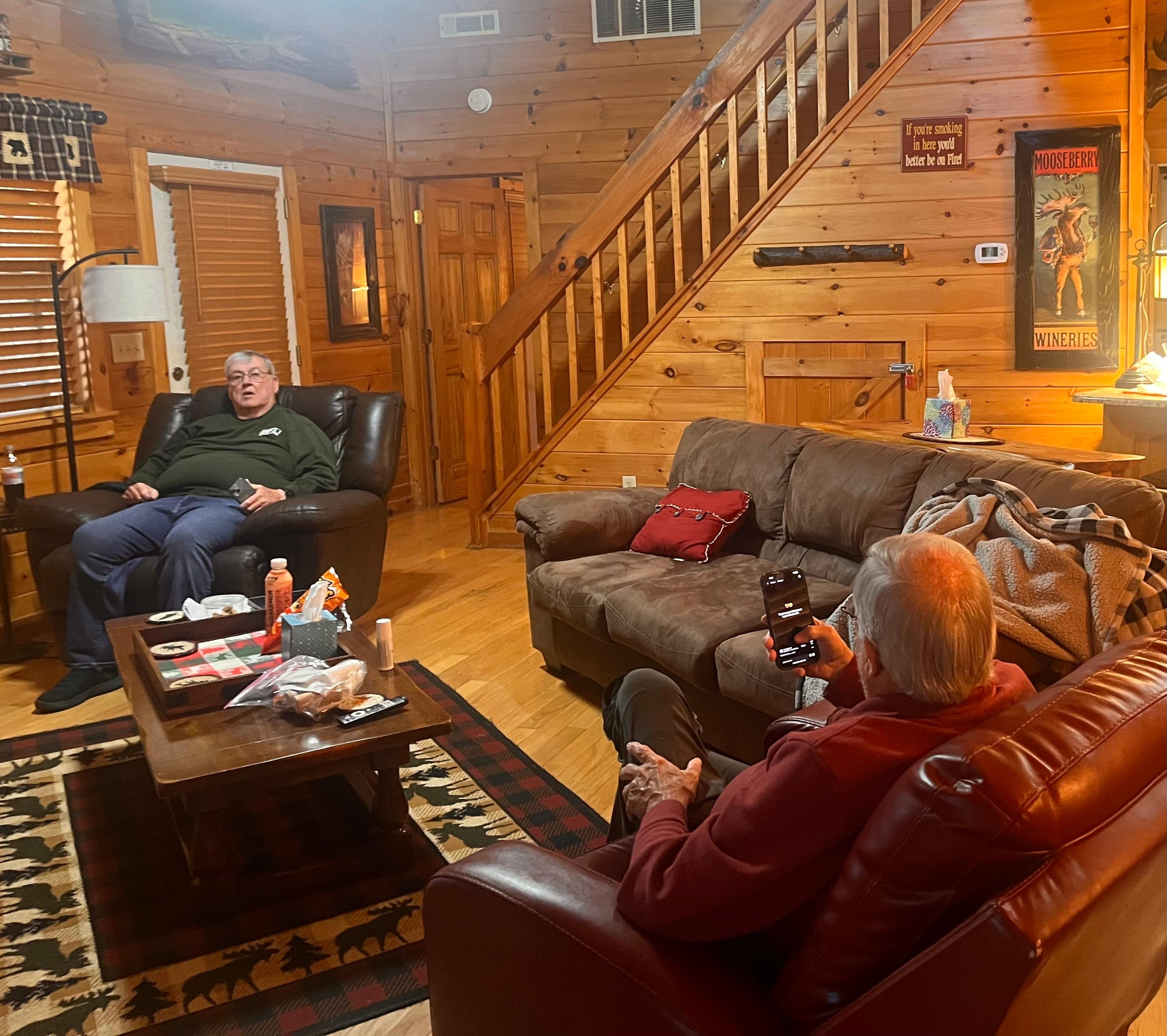 Downstairs common area