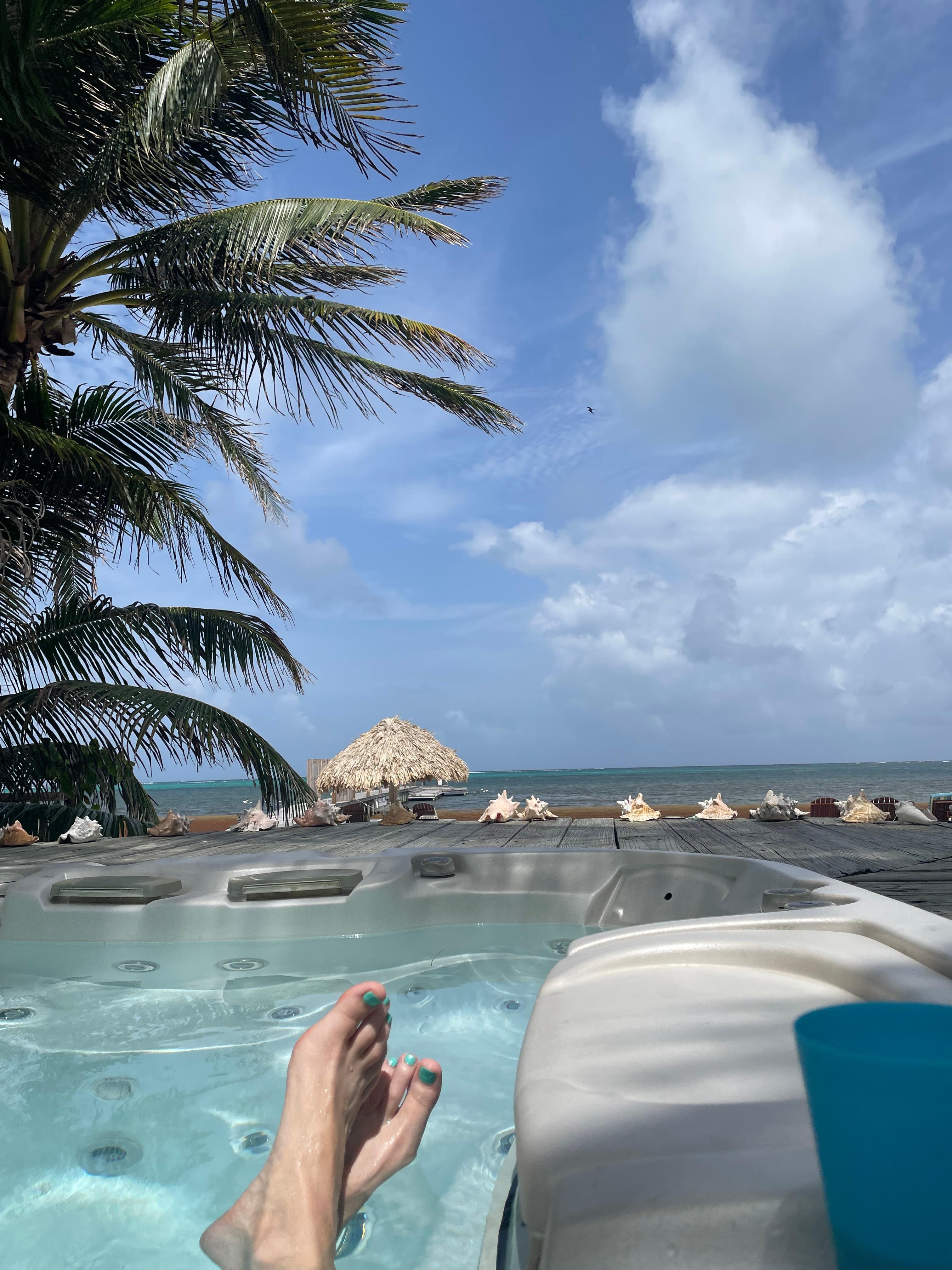 Hot tub chillin’