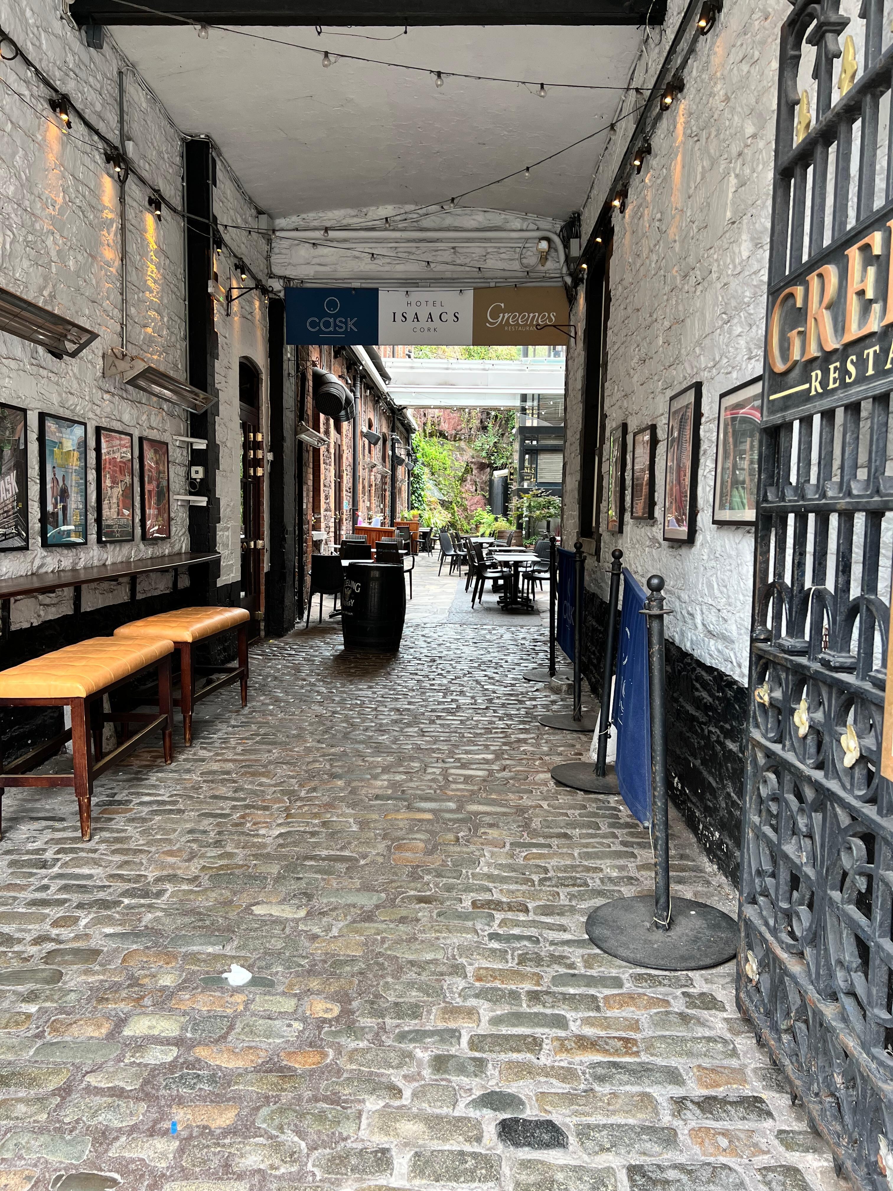 Entry to courtyard 