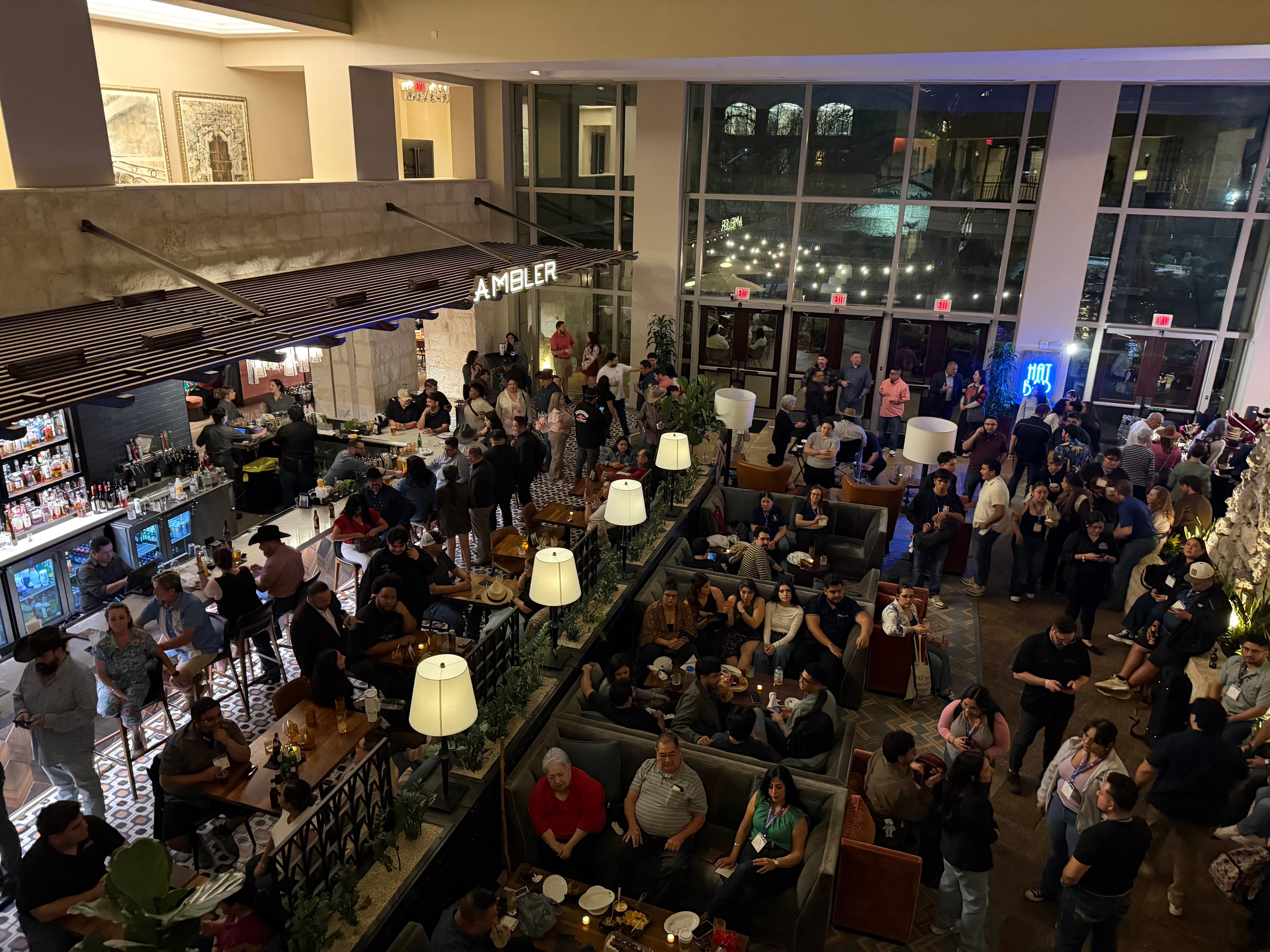 Bar area during Marachi  band