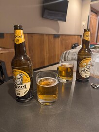 Free minibar in room