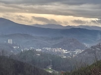 View of Gatlinburg from the house.