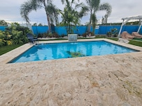 View of the swimming pool.