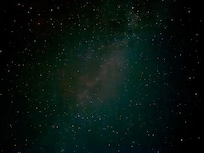 View from the cottage on a clear night