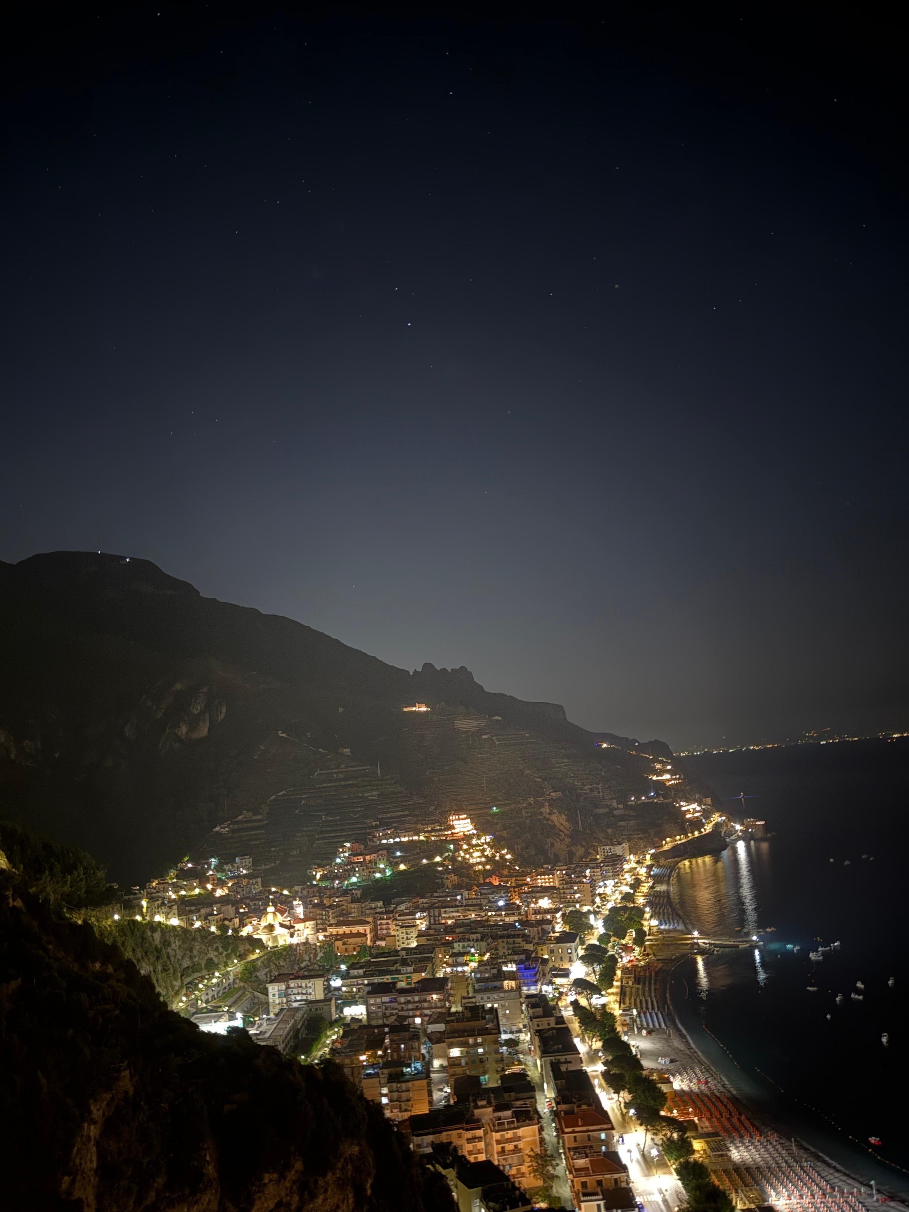 View from Terrace at night