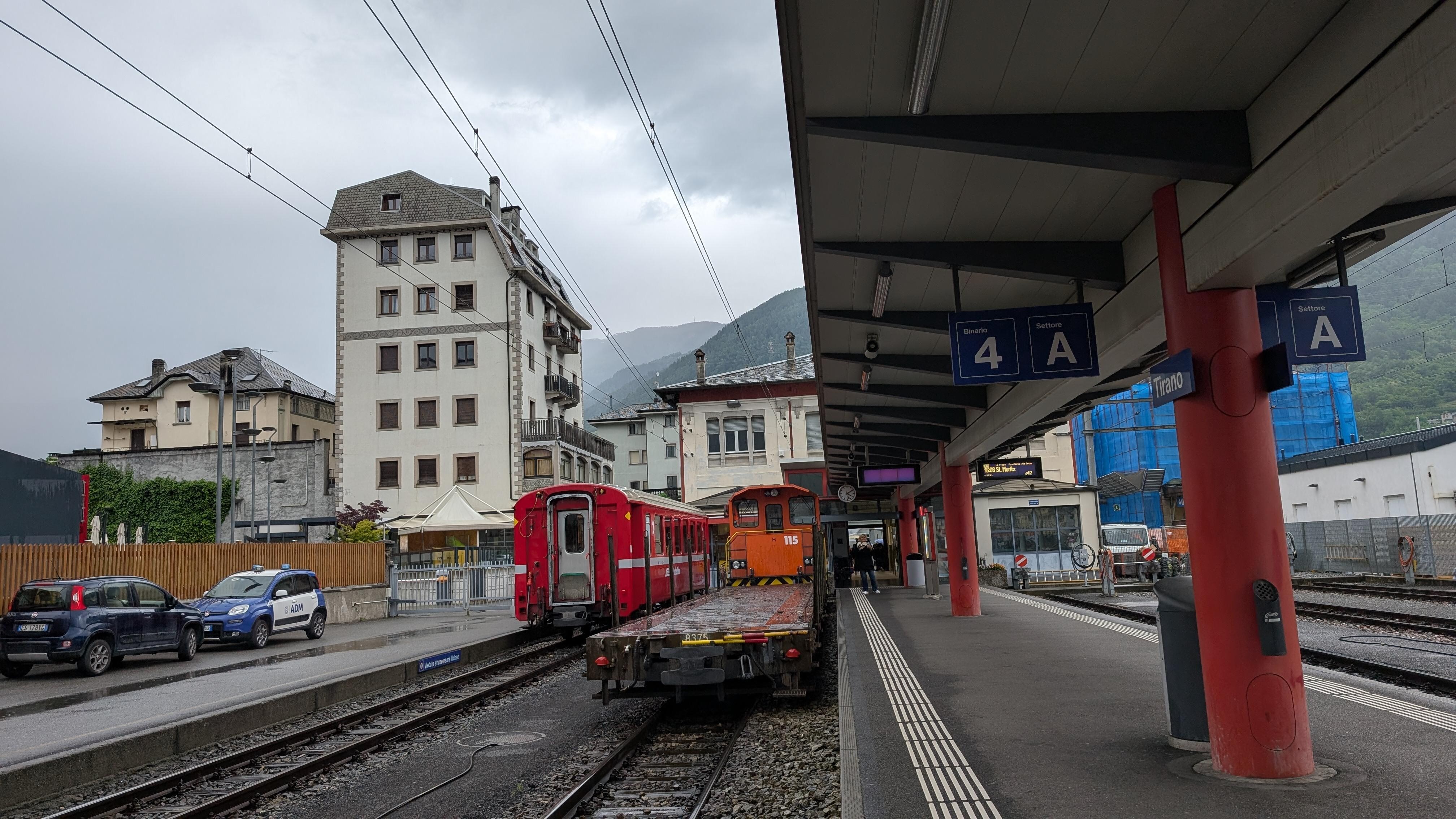 Very near the station