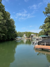 View from the dock