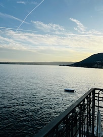 view from our balcony.