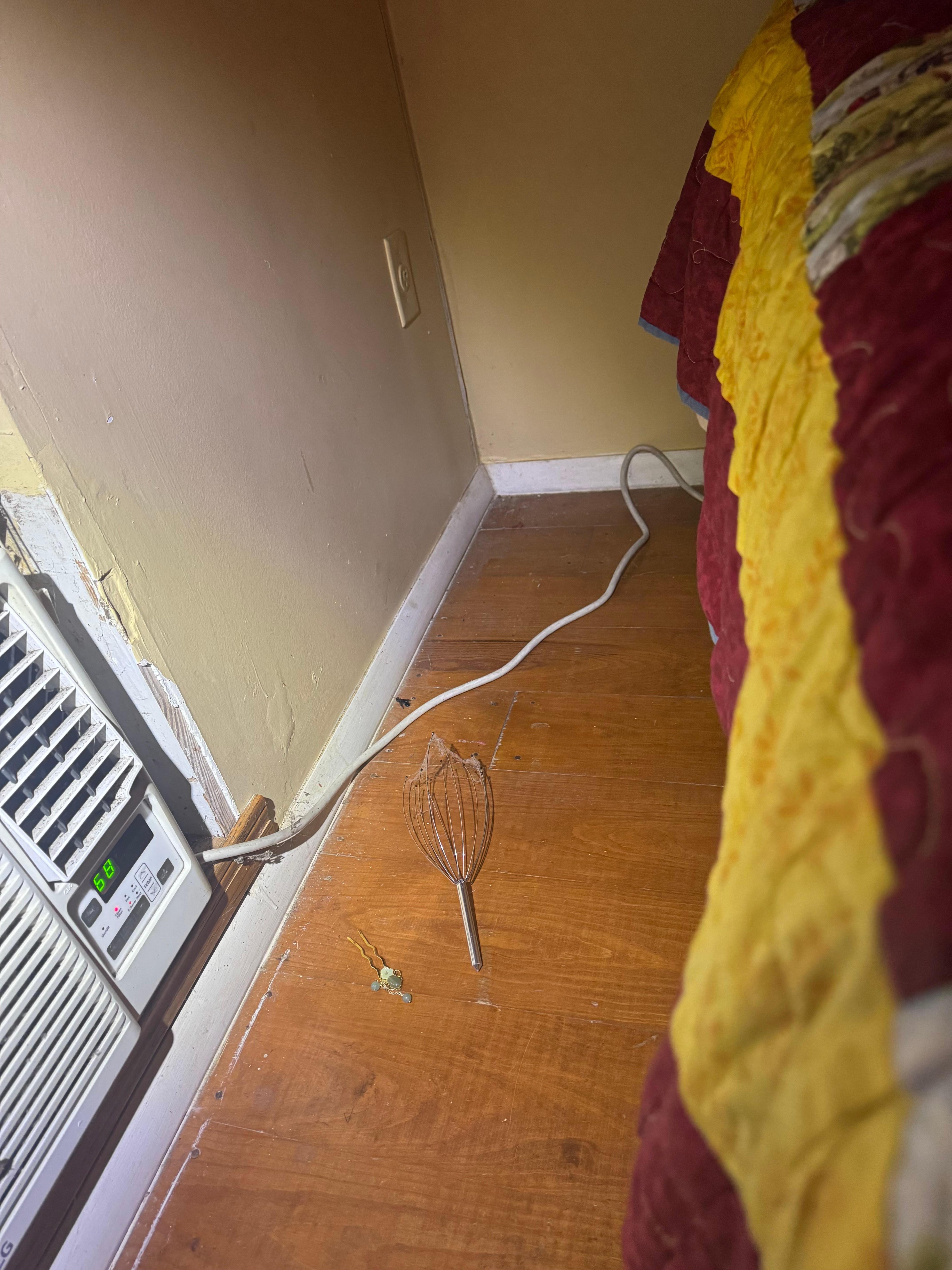 Dust and bugs not sure when last time cleaned