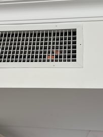 AC unit vent with insulation