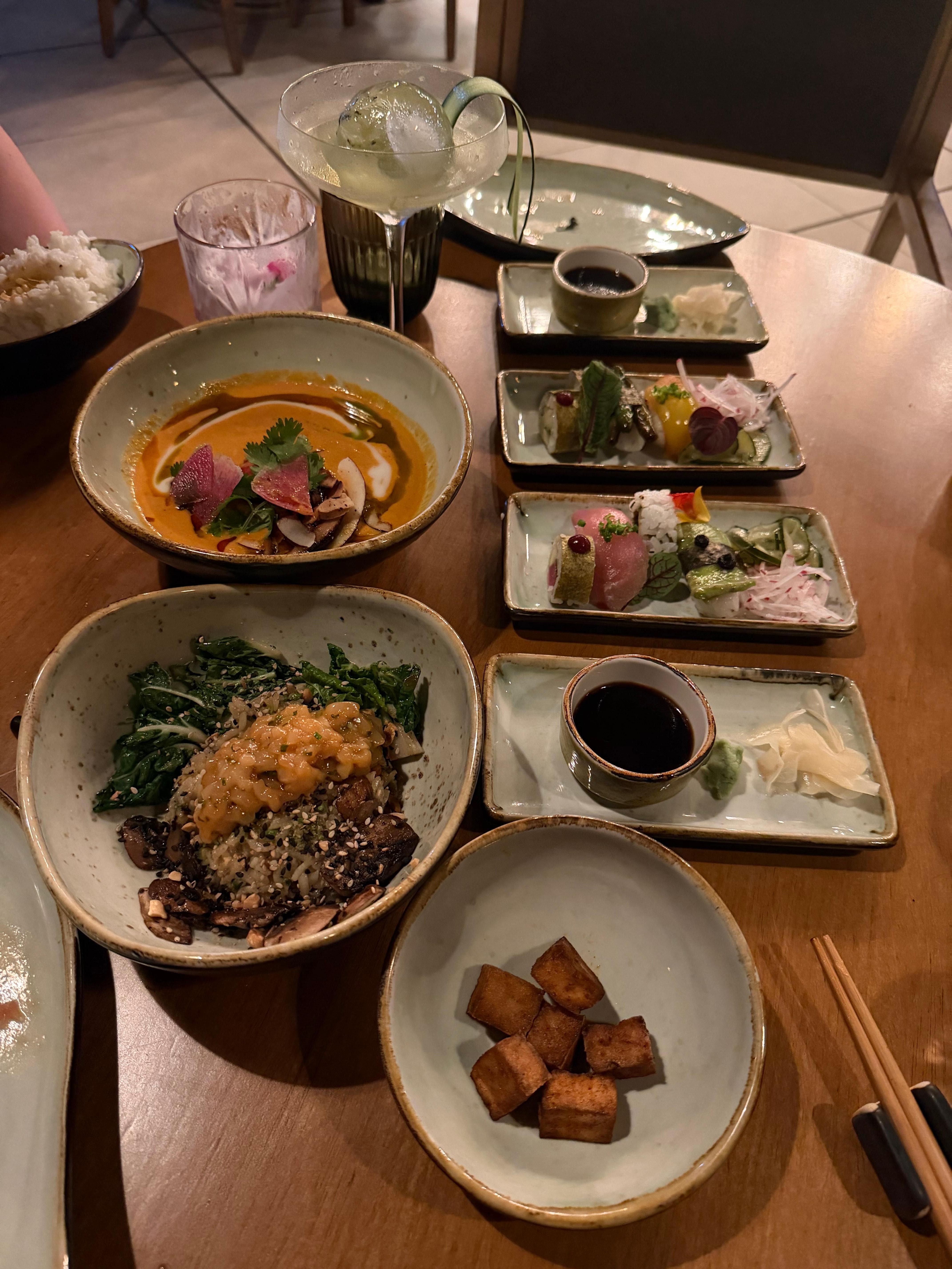 Dinner at Ume restaurant 