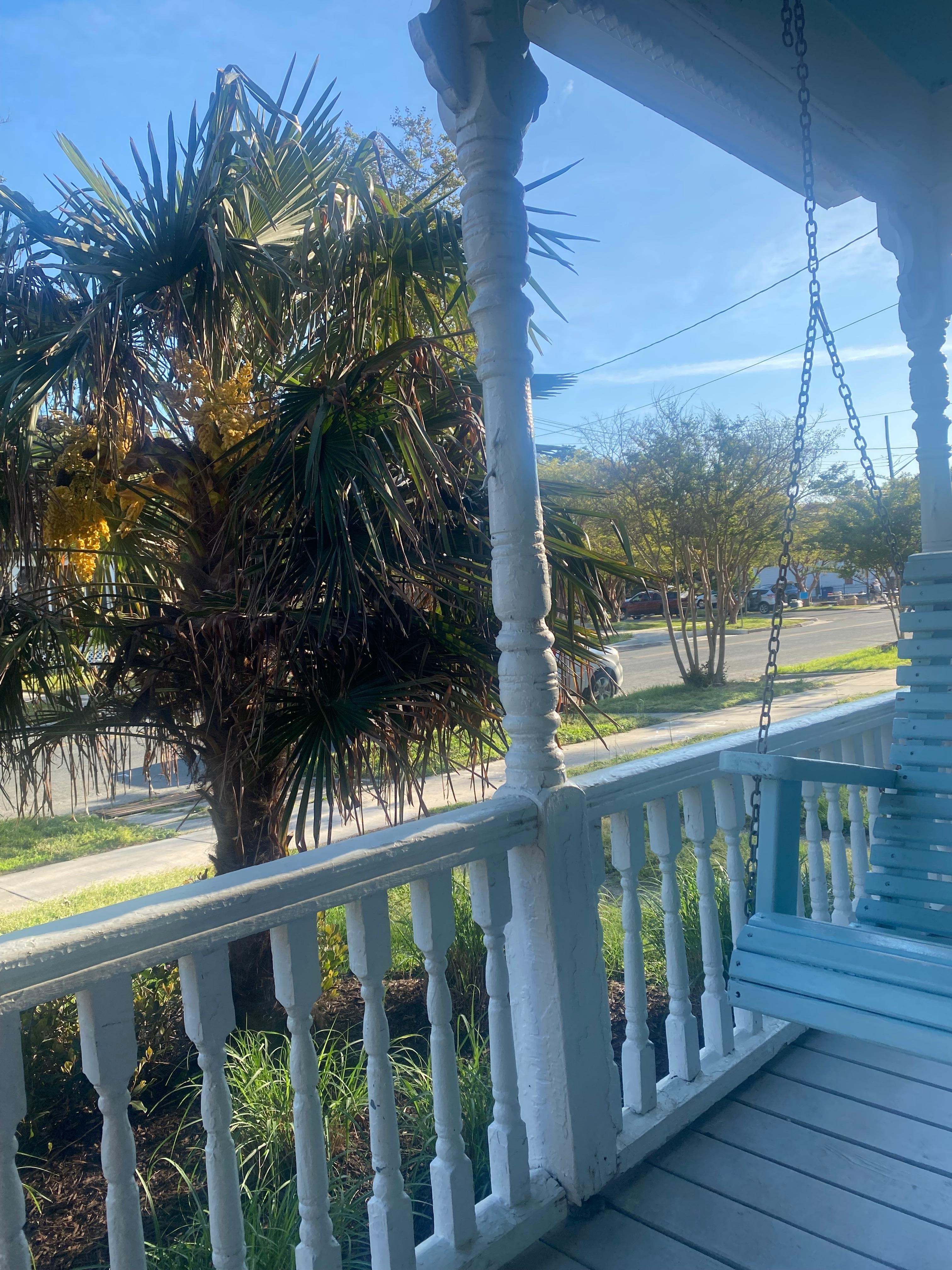 Front porch sitting!