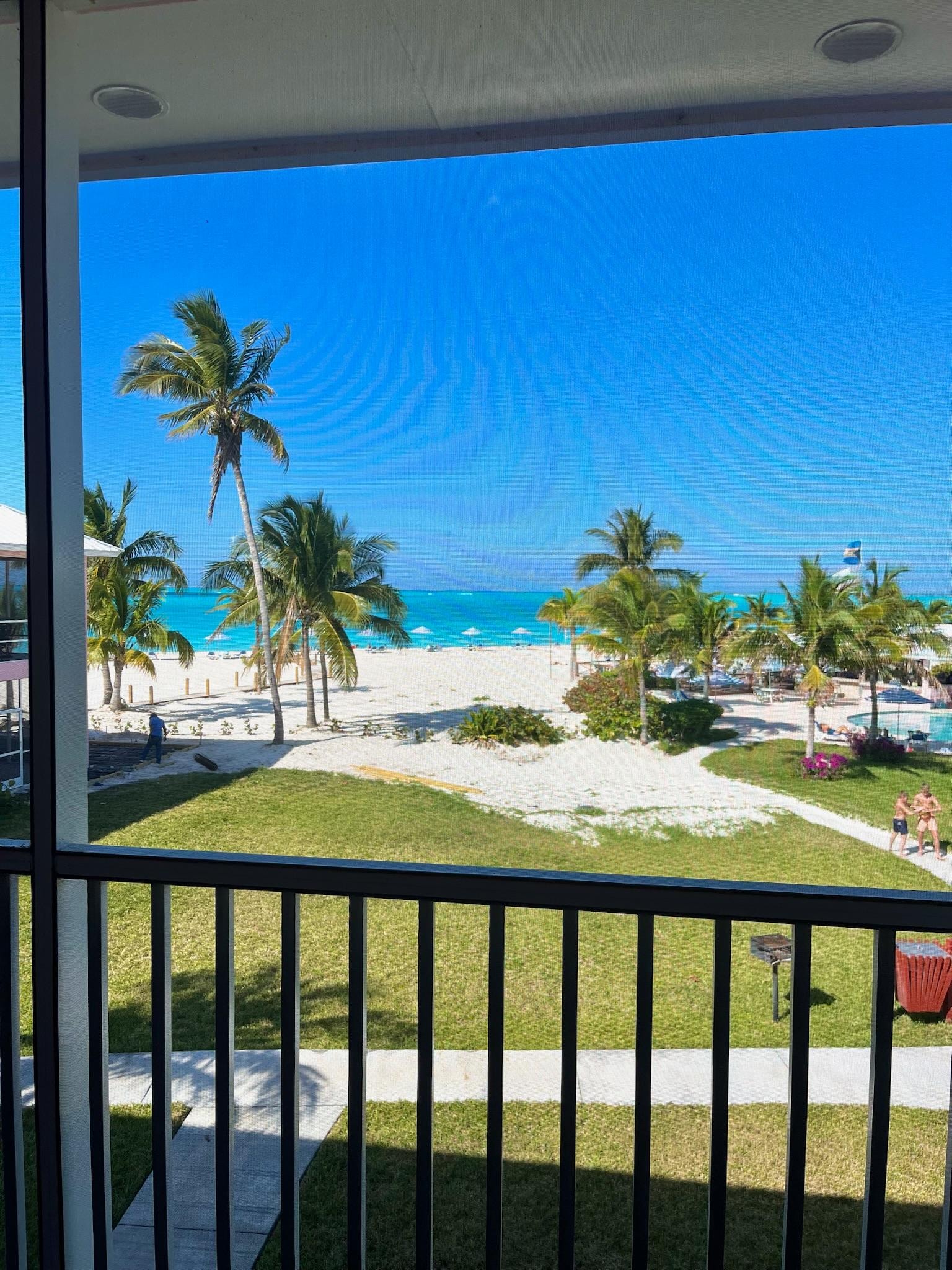 View from the balcony