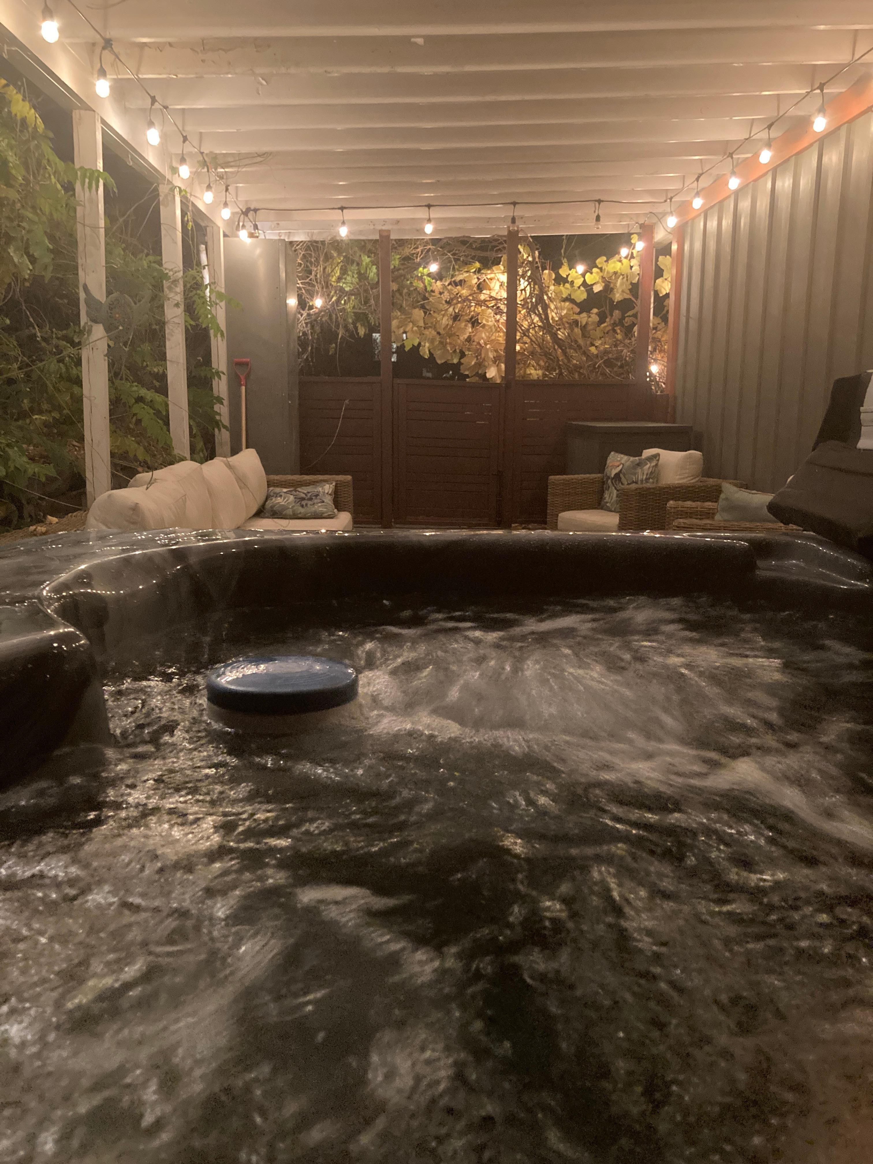 Private patio was perfect.