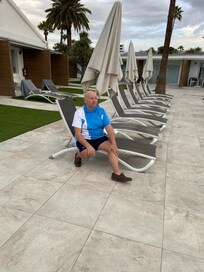 Just outside of room