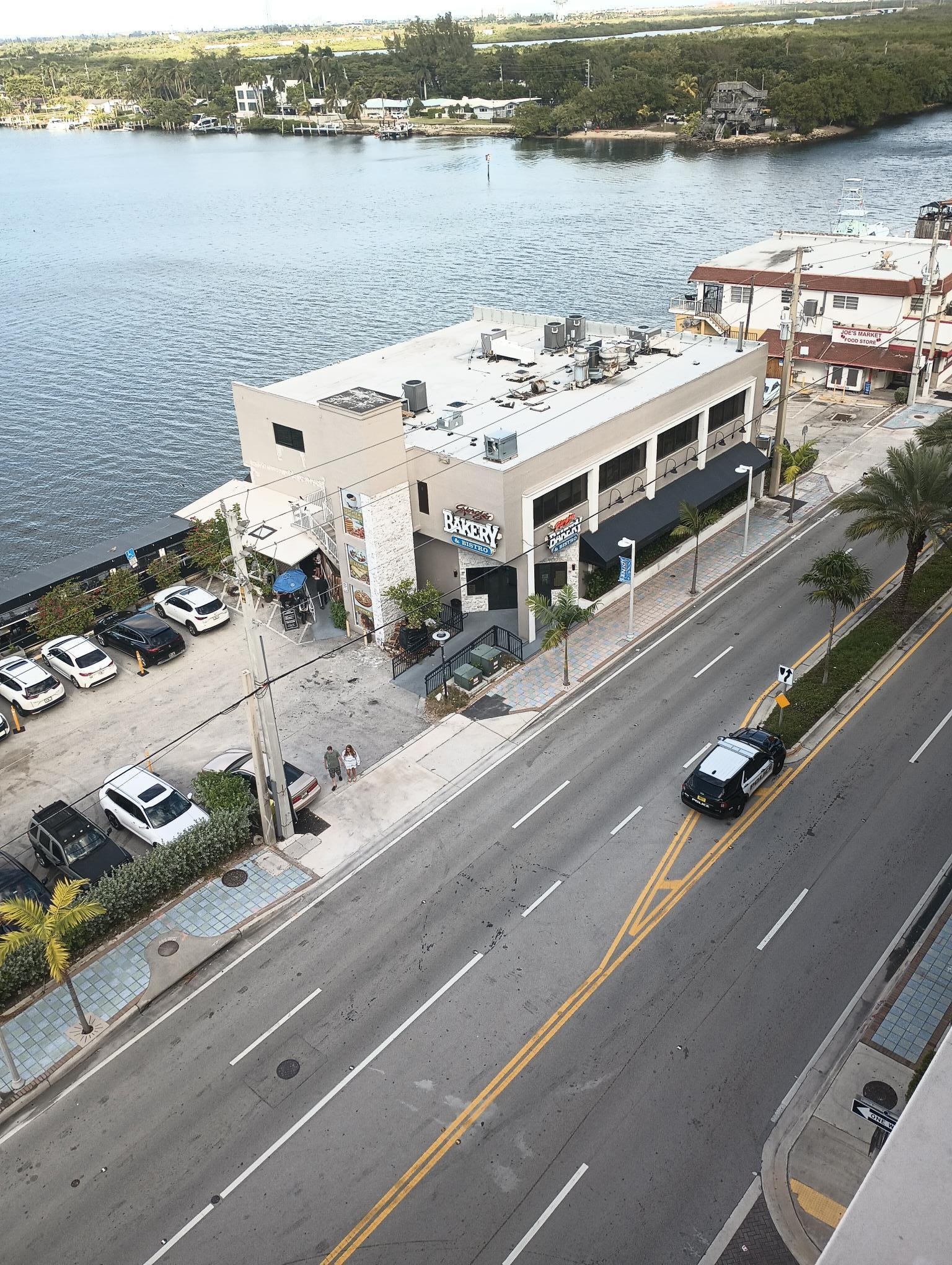 Giorgio's Bakery & Bistro across the street next to it is Joe's Market 