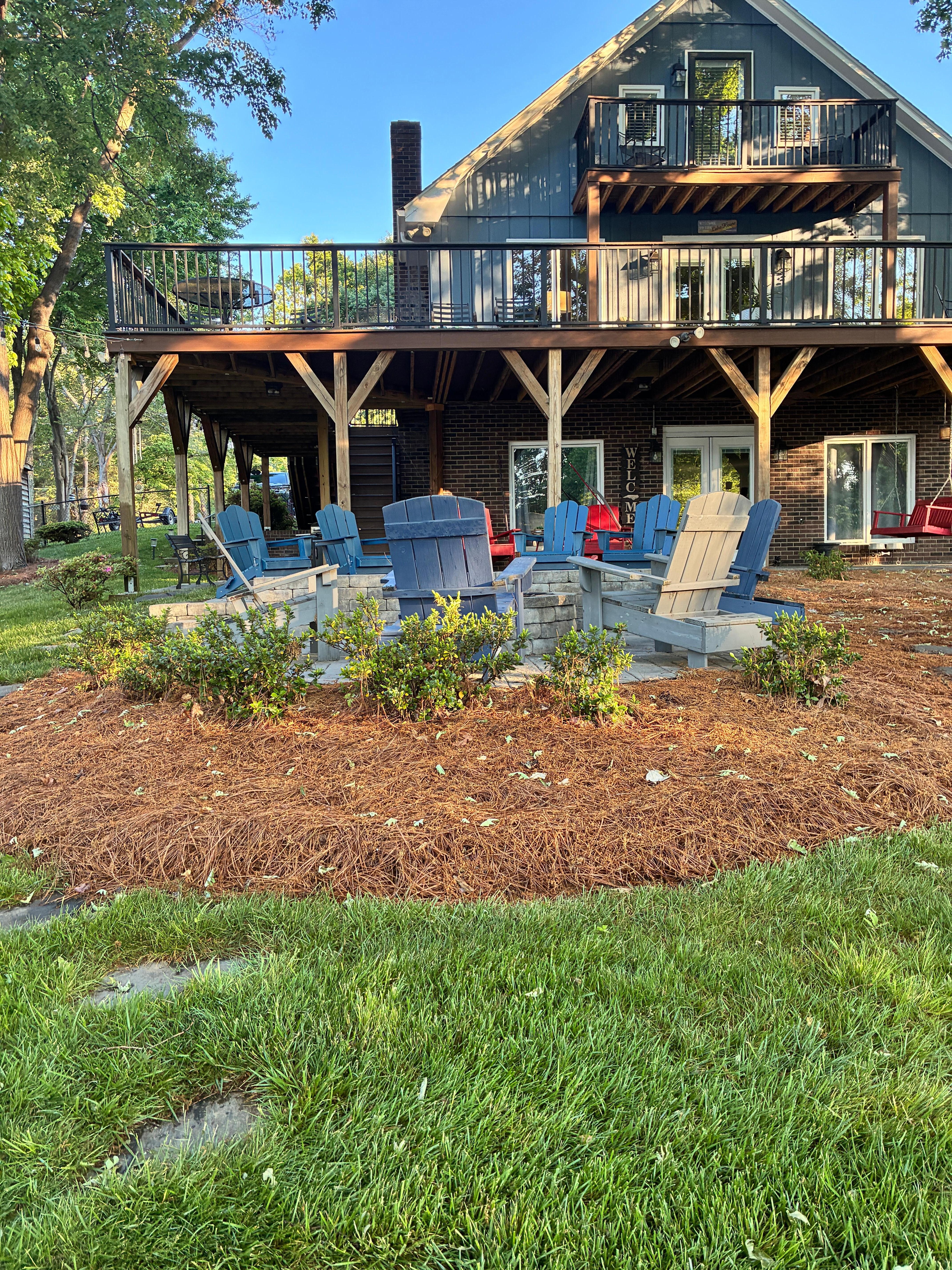 Looking from dock to house 