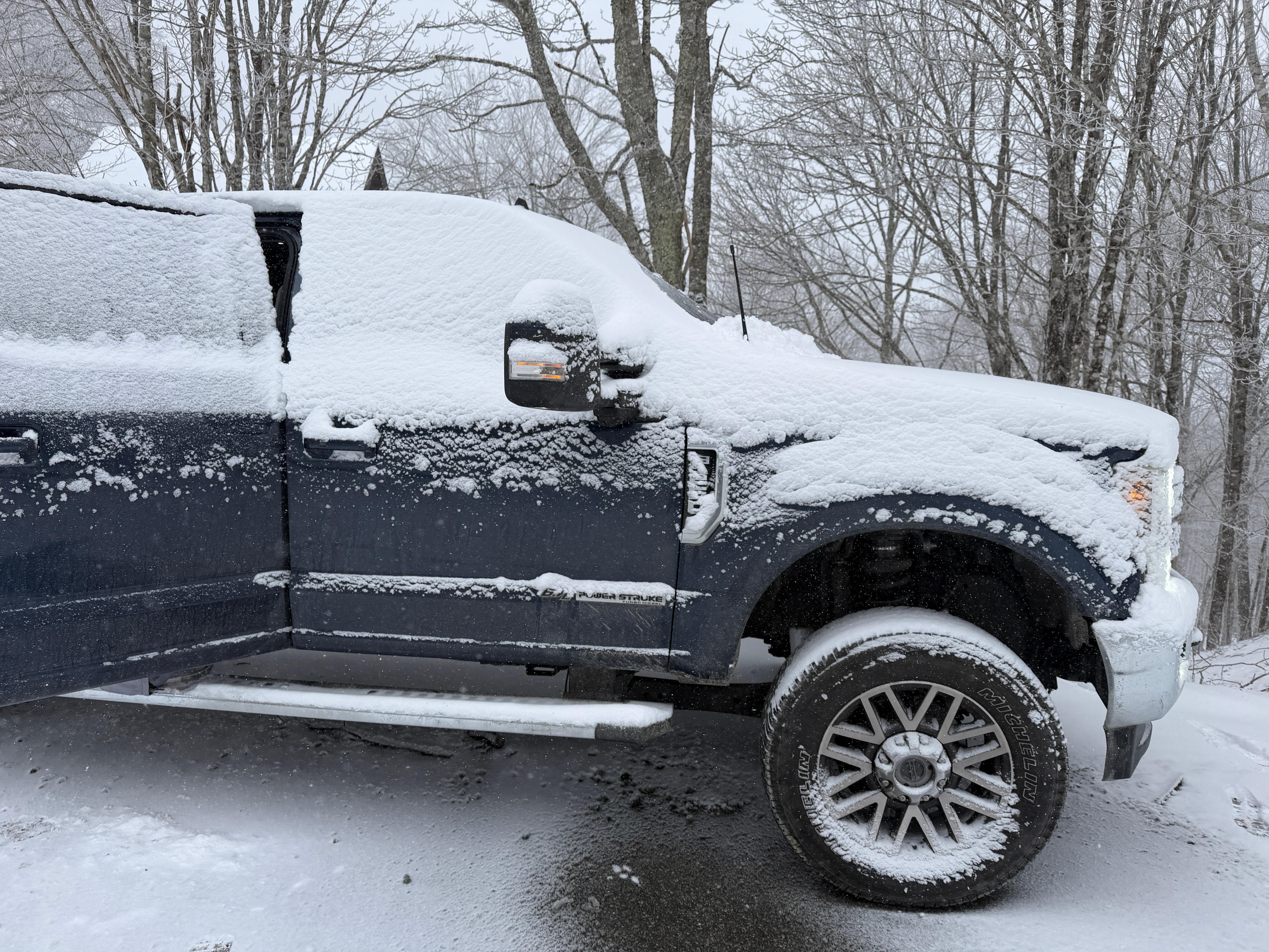 How much snow fell and this was the day BEFORE we had to leave. It snowed another 24 hours straight after this pic