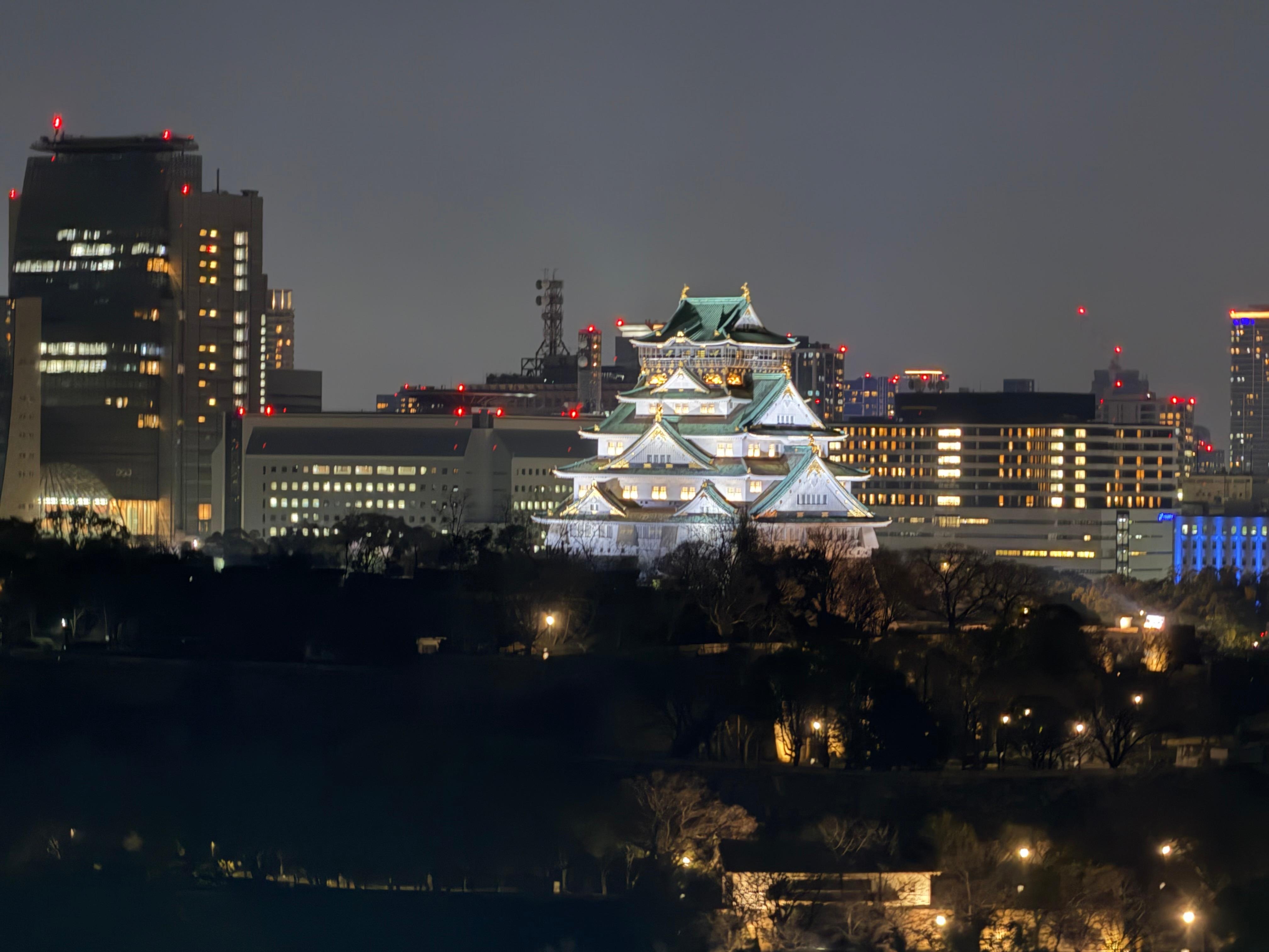 night time view from our room on 15 th floor