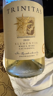 Free bottle of wine during stay.