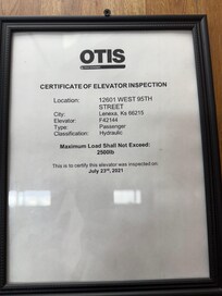 Only one working elevator and it hasn’t been inspected since 2021. 
Carpets filthy. Leaks water all over the building when it rains. 
Horrible hotel.
