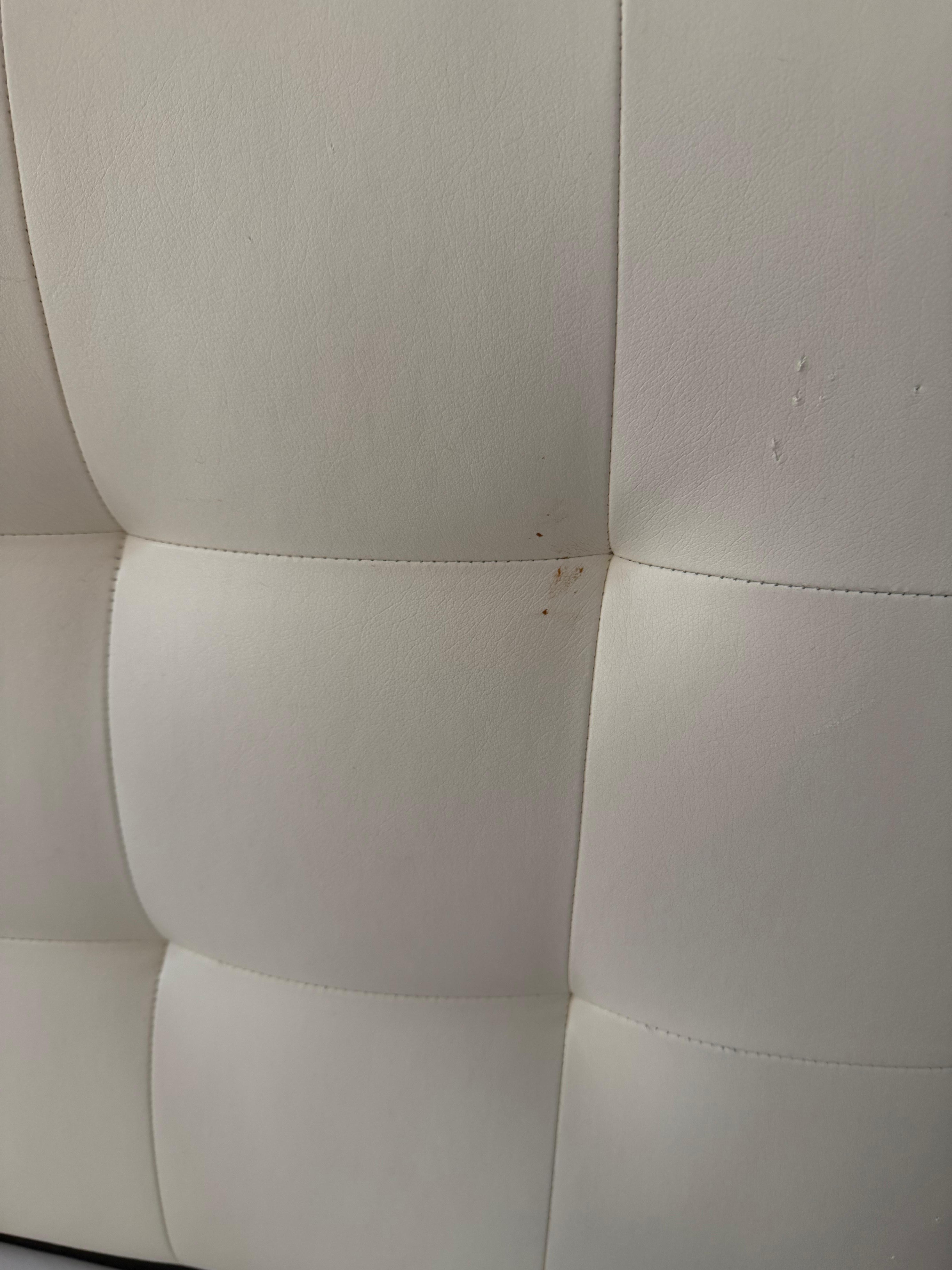 Idk what this is splattered all over headboard and lamp