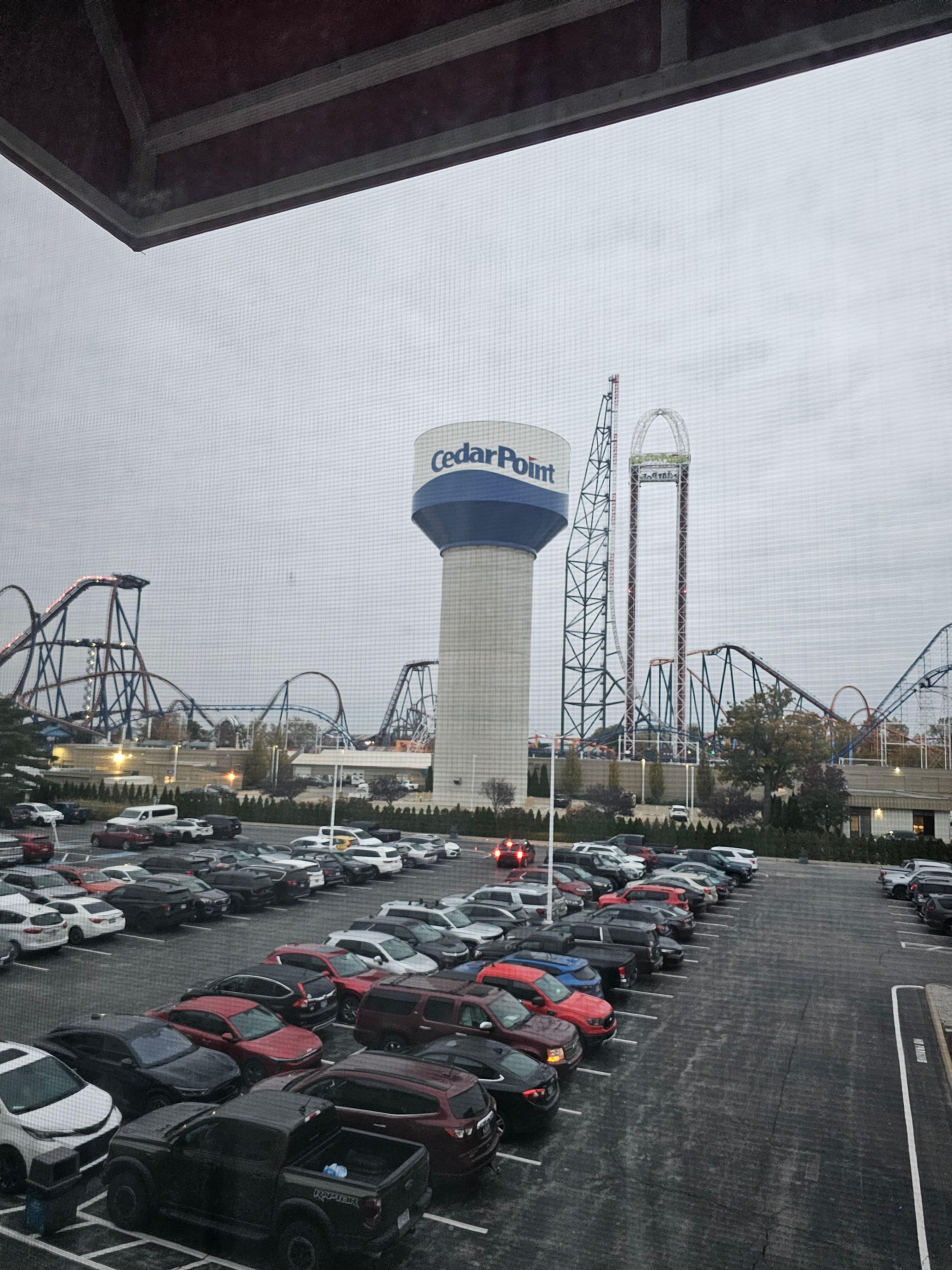 View from room in old section of hotel 