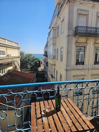 Enjoy the view but go easy on the wine! You don't want to go over the edge!