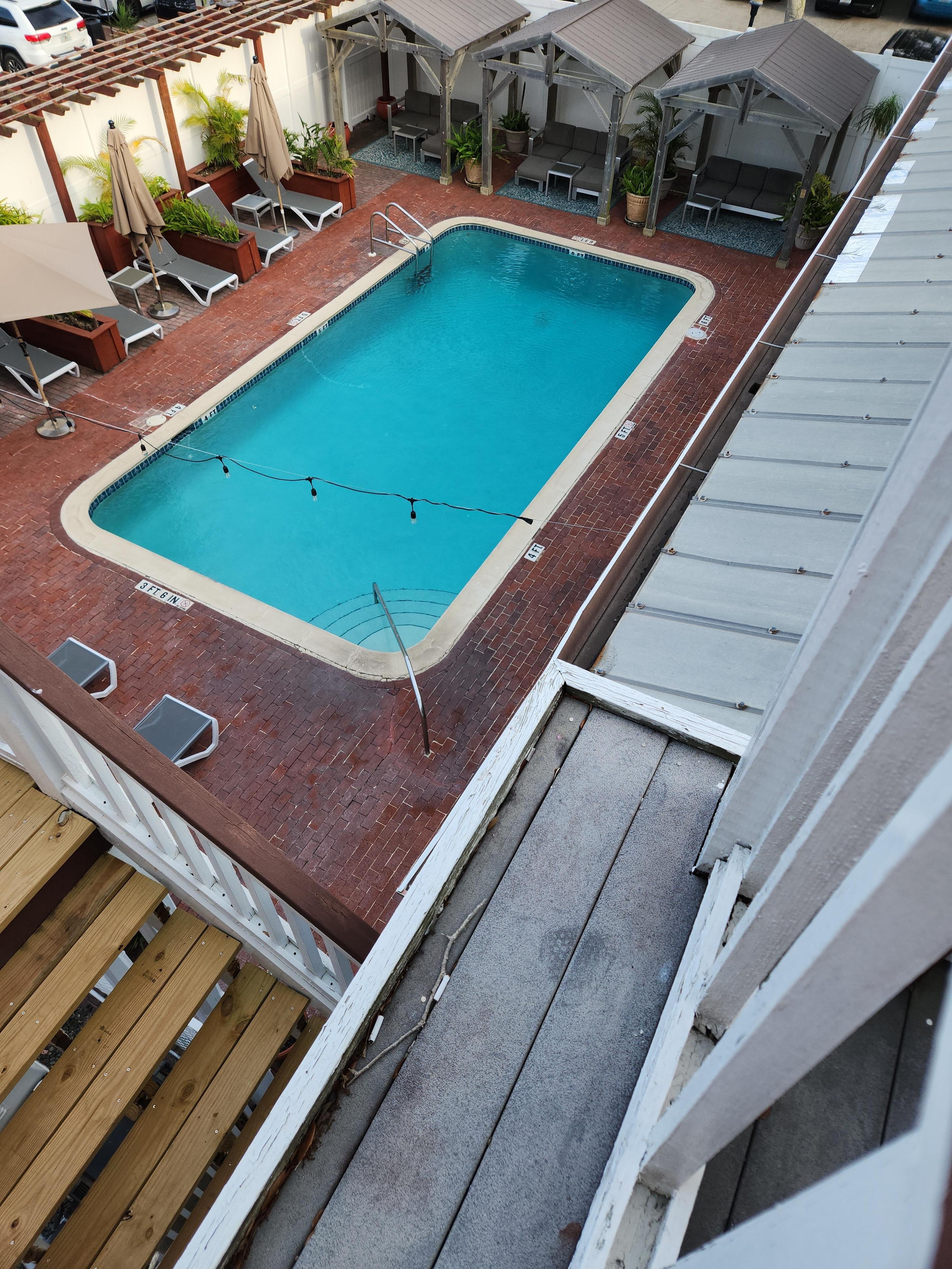 View from our outdoor sitting area attached to our 3rd floor room.