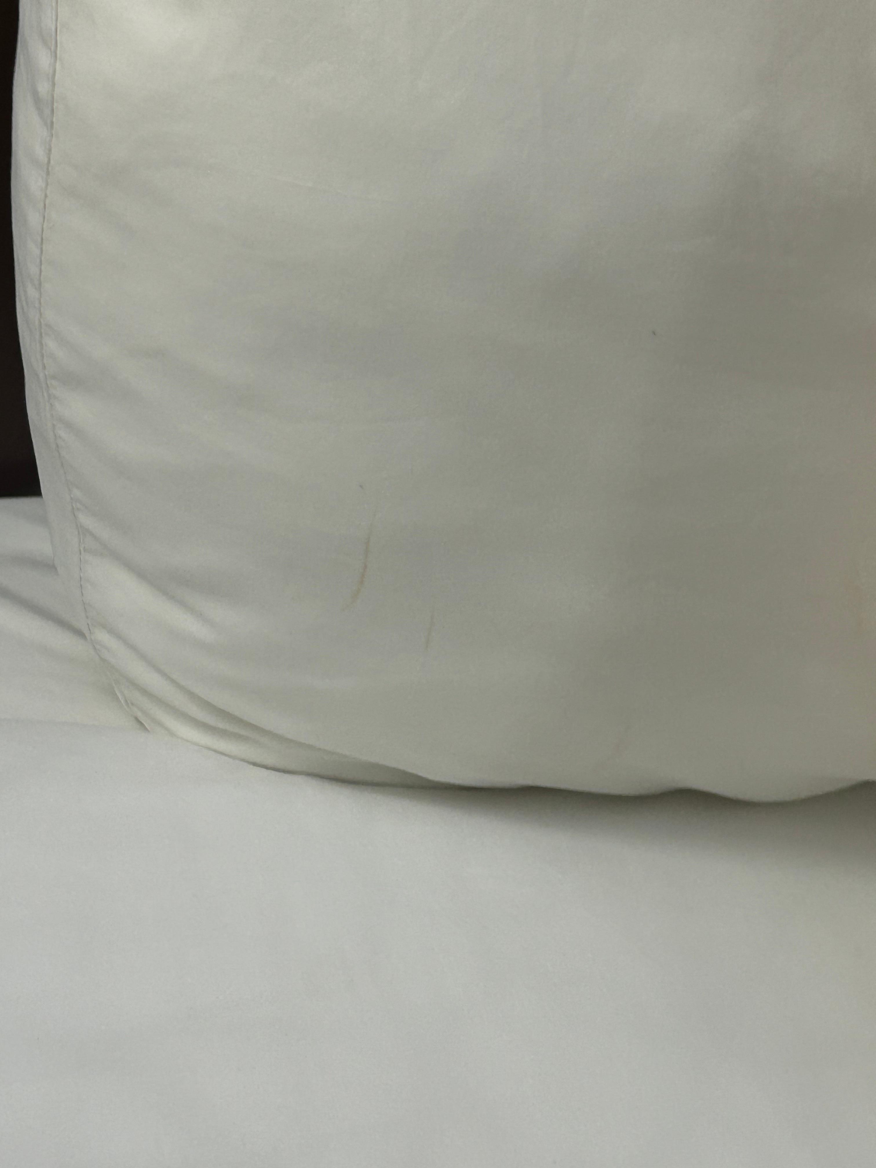 stain mark on pillow